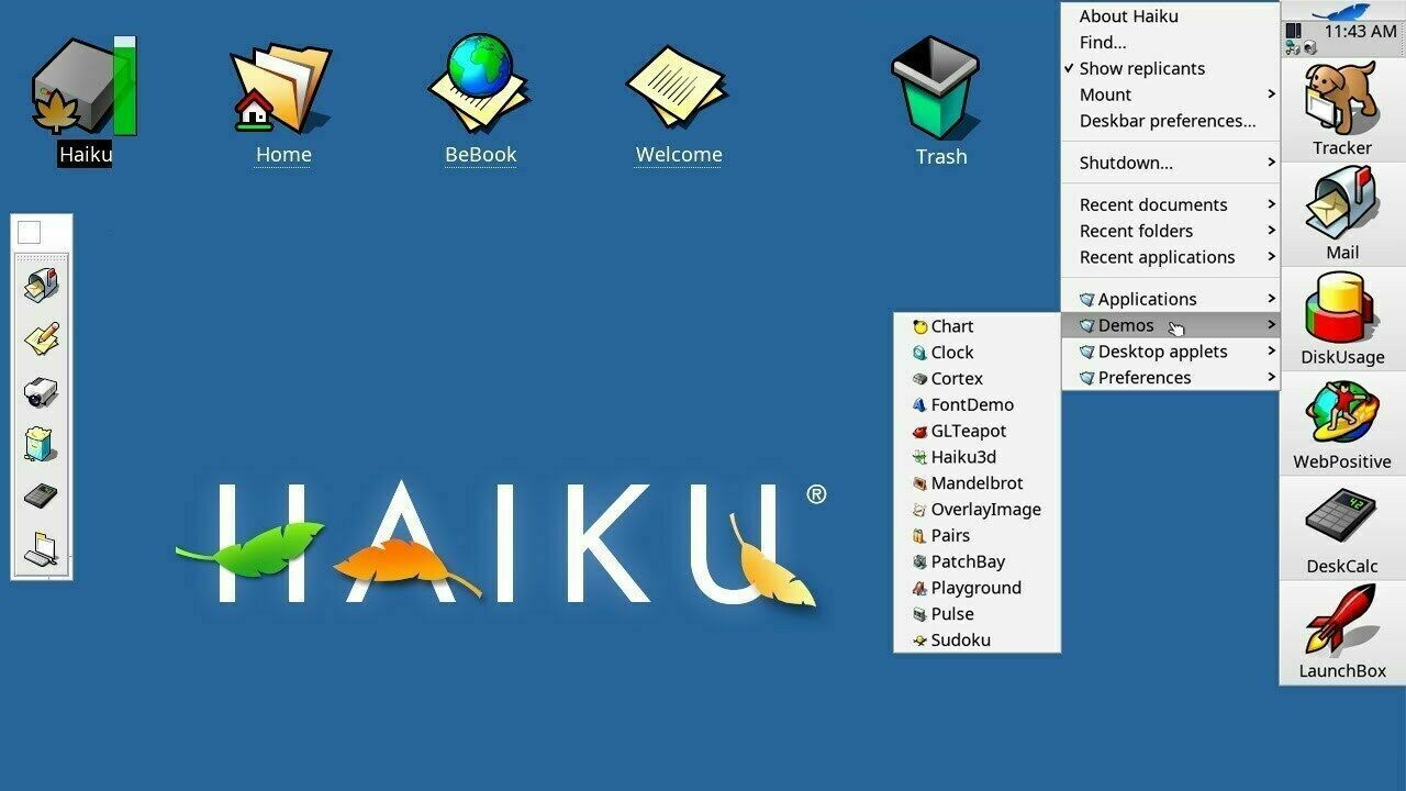 Haiku OS installation CD for PC computers