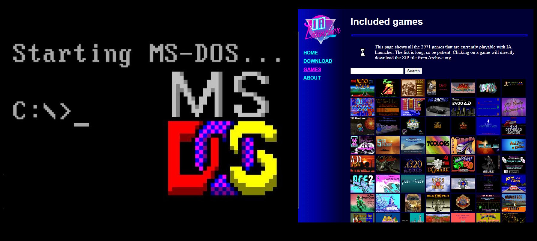Exclusive DOS Emulator 1 GB MicroSD Card Pack for PC Windows