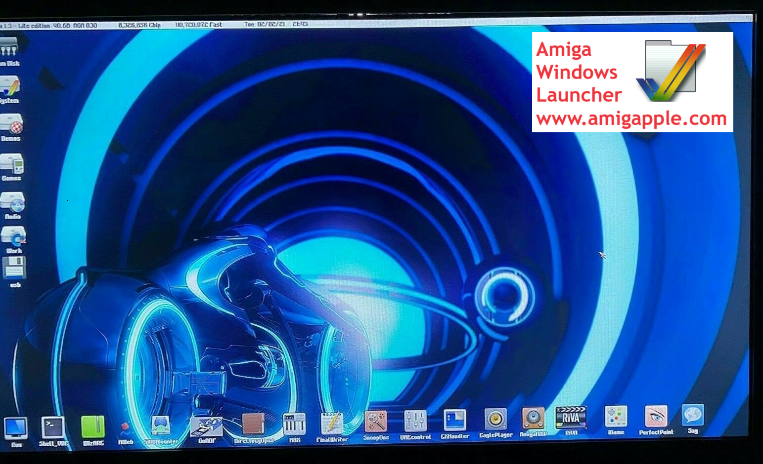 amigApple Windows Launcher AmigaOS Amiga PiMiga Exclusive 32GB For Windows - PC Computers