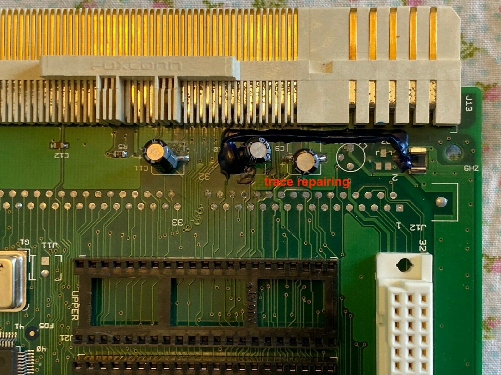 Macintosh logic board cleaning and recapping service