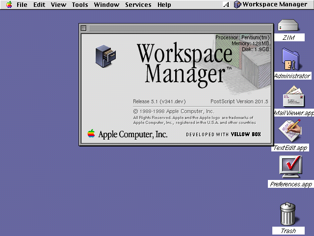 Macintosh Rhapsody OS installation kit 1 gb  for PC Computers