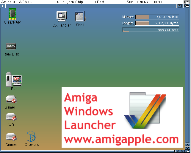 AMIGA 1200 - 3000 - 4000 - CD32 16GB KS3.1 - 3.2 SD - CF Card  Whdload 18.5 + Games > Scalos OS3.1 ClassicAGA