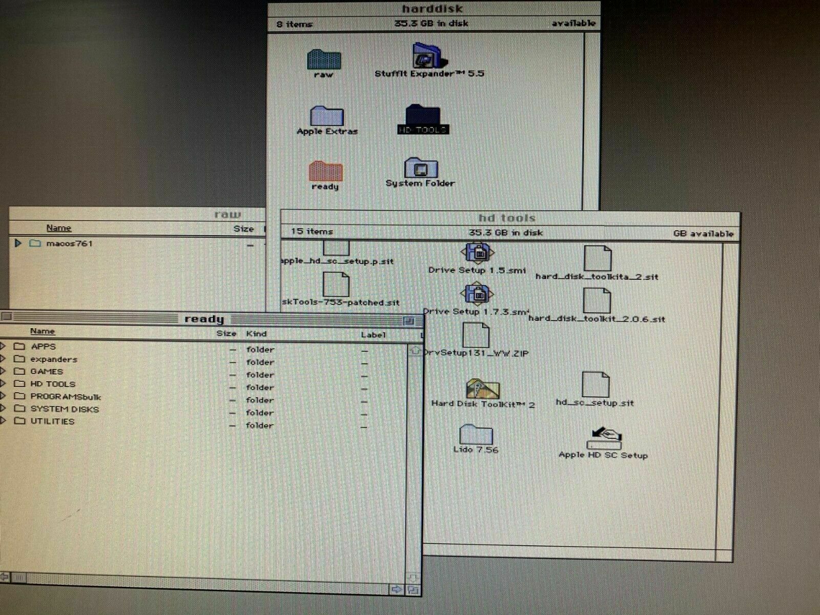 Apple Macintosh classic SE 64 GB 50pin SCSI-IDE Macintosh System 7.6.1 Hard Drive